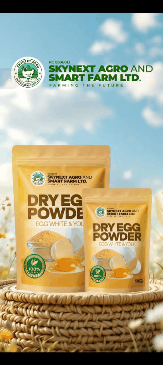 Skynext Agro Dry Egg Powder packaging